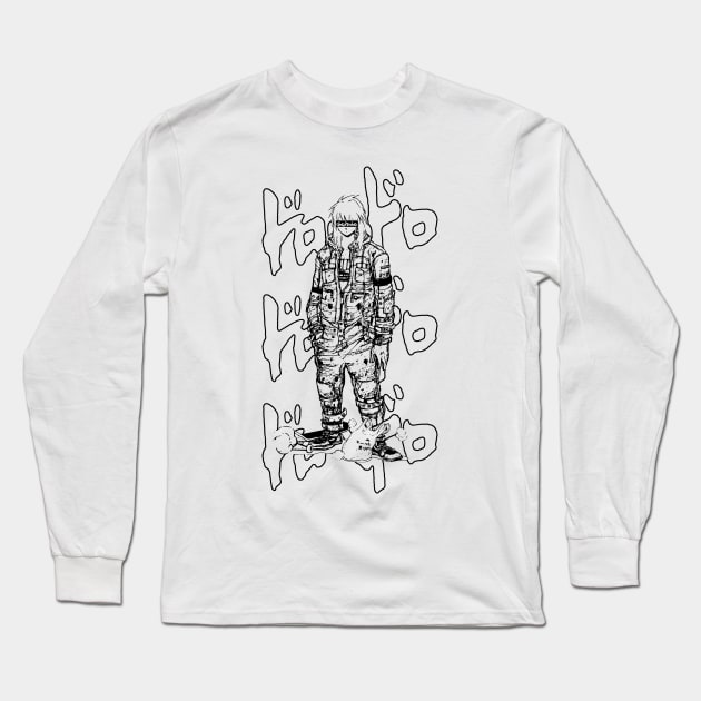 Dorohedoro Nikaido Long Sleeve T-Shirt by nagai